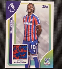2025-26 Topps Premier League Eberechi Eze Patch, Crystal Palace England Arsenal