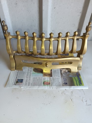 Vintage solid brass - brass, fireplace