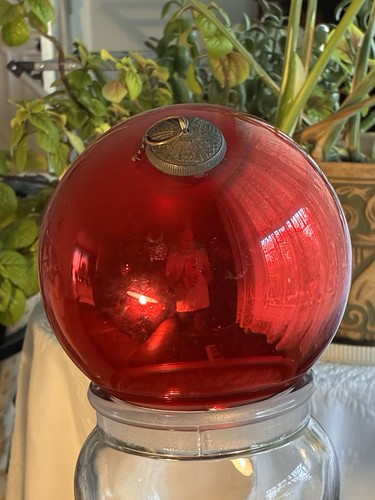 Antique ruby red vergo - 6",