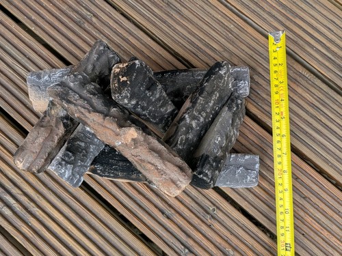 Piece coal fire - 8-piece,