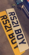 private registration plate
