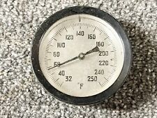 VINTAGE TEMPERATURE GAUGE WHITE DIAL FAHRENHEIT