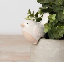 Stoneware Bird Pot Hanger