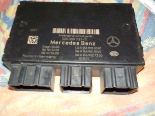 Mercedes towbar trailer module - mercedes,