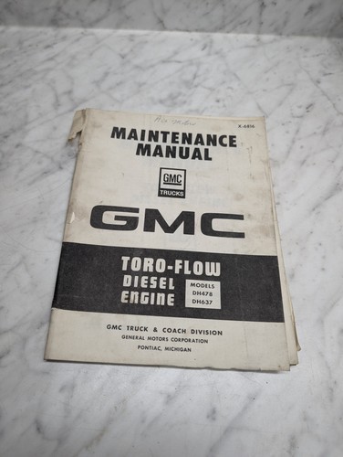 Gmc dh478 dh637 - toro, flow