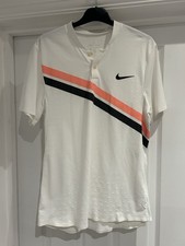 Roger Federer Australian Open 2018 Nike Tennis Henley Polo Shirt - Medium