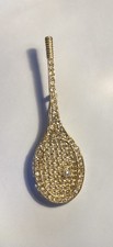 Stunning Tennis Racket Brooch