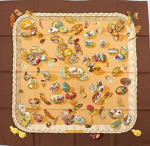 Hermes carre silk scarf - hermes,
