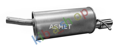 Exhaust system rear silencer - system,