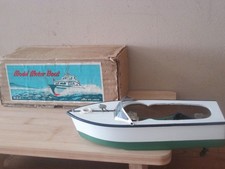 Rare Vintage battery opperated model motor boat Miyazawa model co / MSK japan