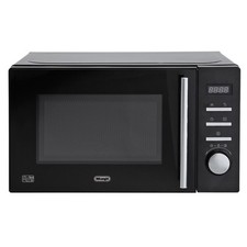 Microwave Oven De'Longhi 800W Black 20L 8 Programmes Defrost Compact