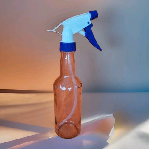 Glass dispenser bottle - bottle, clear