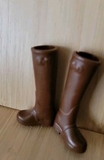 Mattel Modern Barbie Doll Pair Brown Boots Flat Foot Western Horse Riding EUC 