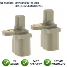 2x Rear Left+Right ABS Wheel Speed Sensor For Ford Focus Mk3 C-Max Mondeo UK