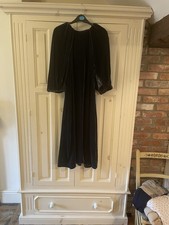 Cos Women’s Velvet Dress Size 10 Blue New Without Tags