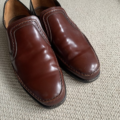 Barker leather slip mens - leather, slip-on