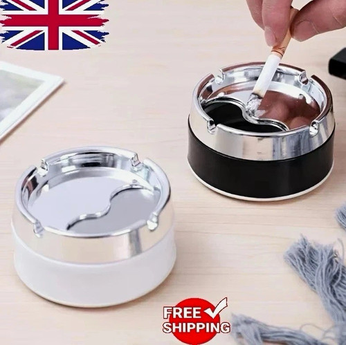 Round metal ashtray for - round,