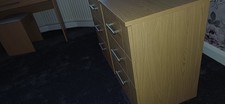 bedside cabinets x 2 wood