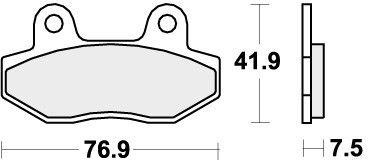 Sbs brake pads front for - pads,