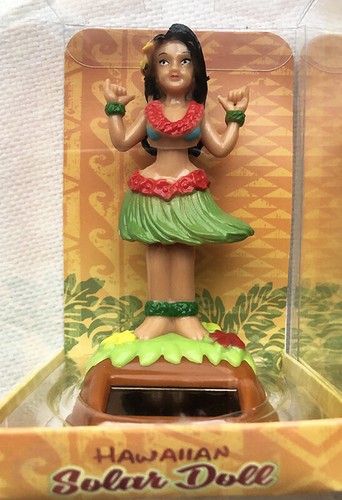 Dashboard hula girl - girl, solar