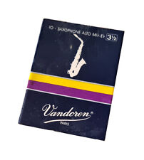 Vandoren Saxophone Alto Mib-Eb 3 & 3.5 Reed - Single Reed