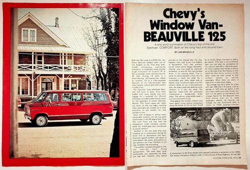 Chevy beauville 125 - 125, van