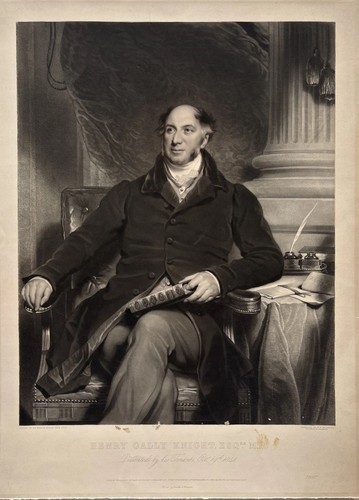 Antique mezzotint engraving - mezzotint,
