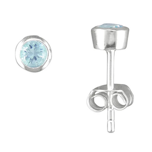 Stud earrings sterling silver - earrings,