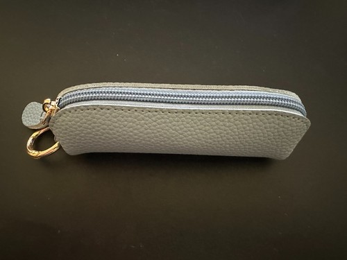 Baby blue faux - blue, leather