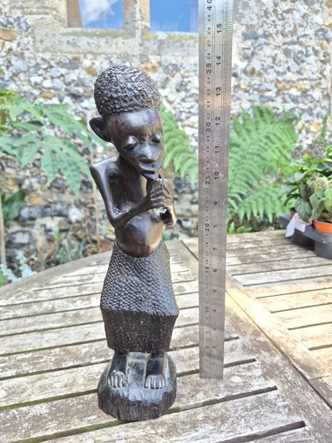 Vintage carved african wooden - vintage,
