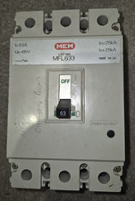 MFL633 MEM MCCB 63 Amp Triple Pole 63A 3 Phase Memshield 2
