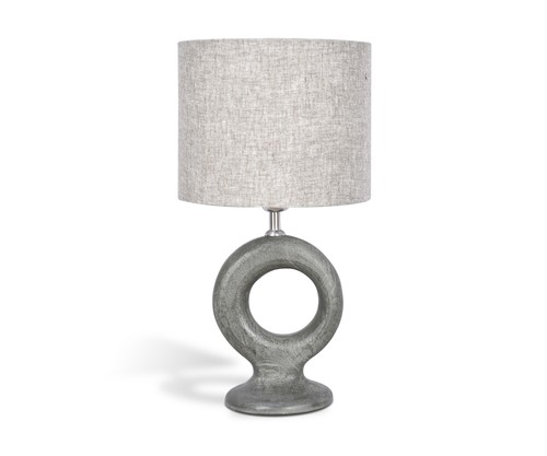 Solid wood table lamp with - solid,