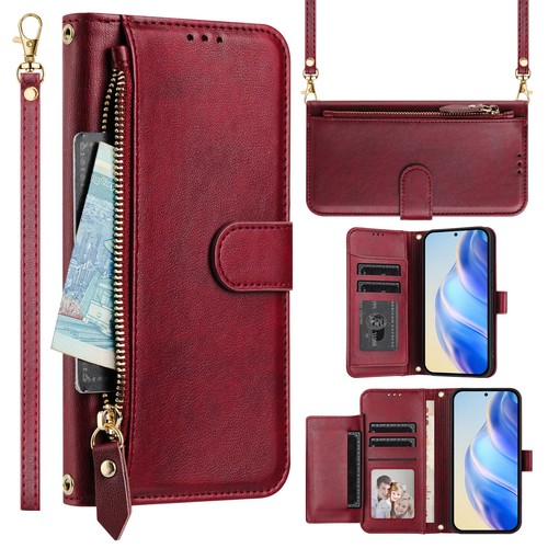 Zipper leather cards wallet - 7,