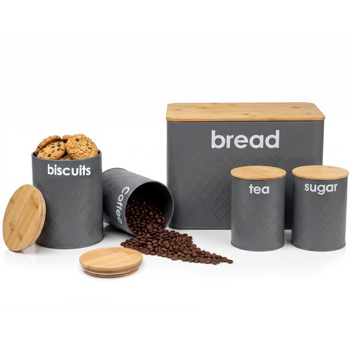 5pcs kitchen storage - 5pcs, tins