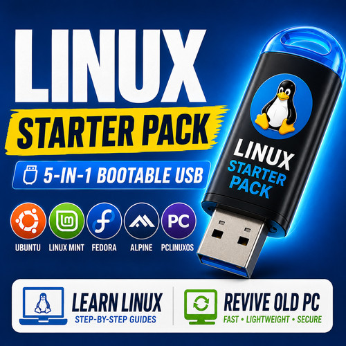 Linux starter pack 1 - linux, 5-in-1