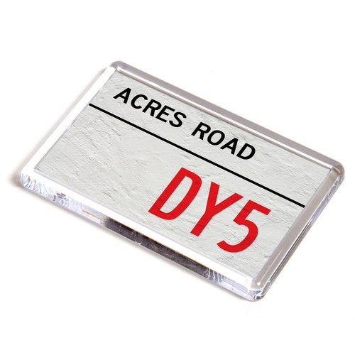 Fridge magnet acres - -, road