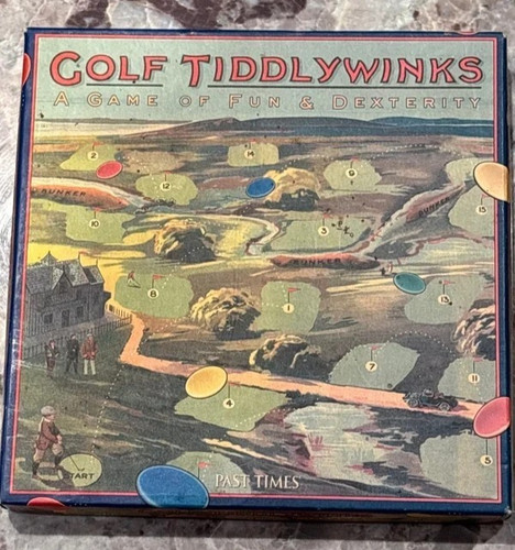 Golf tiddlywinks past - tiddlywinks, times