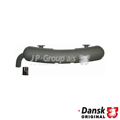 Silencer rear with - rear,,