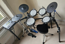 Roland V-Drums TD-12 Mesh Drum Electric Kit w/ Double Bass & Mapex Hi Hat