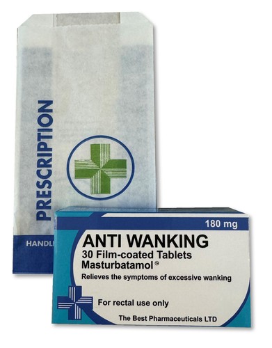 Anti nking novelty joke pill - joke,