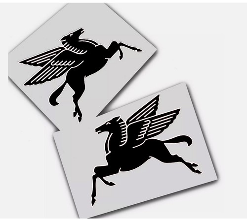 Mobil pegasus gas oil - , decals