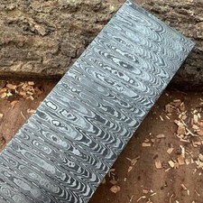 Premium Ladder Damascus Steel Billet Bar 30x5cm Bush Crafts Knife Tools Making