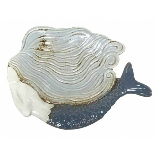 Ceramic mermaid trinket - mermaid, or