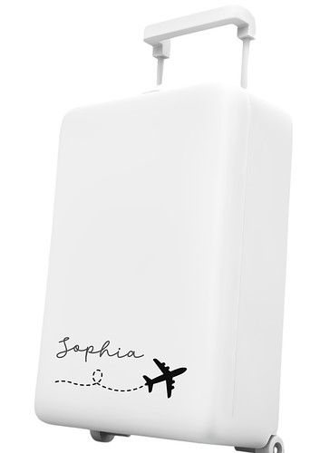 Custom name and plane vinyl - and,