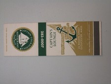 O237 Matchbook Cover Captain's