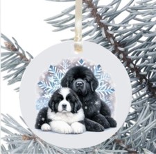 Newfoundland Dog Hanging