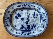 Antique Victorian Flow Blue