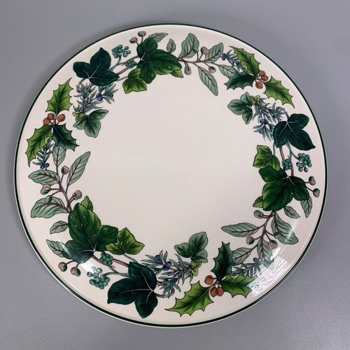 Spode green garland cake - garland,