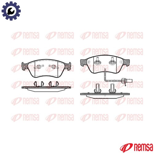 Brake pad set - set, disc