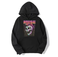 Vtg Muse Band Mohawk Skull